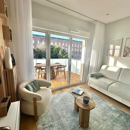 Apartman Juliette - Grand T2 Elegant Avec Parking Et Terrasse A 2 Pas De La