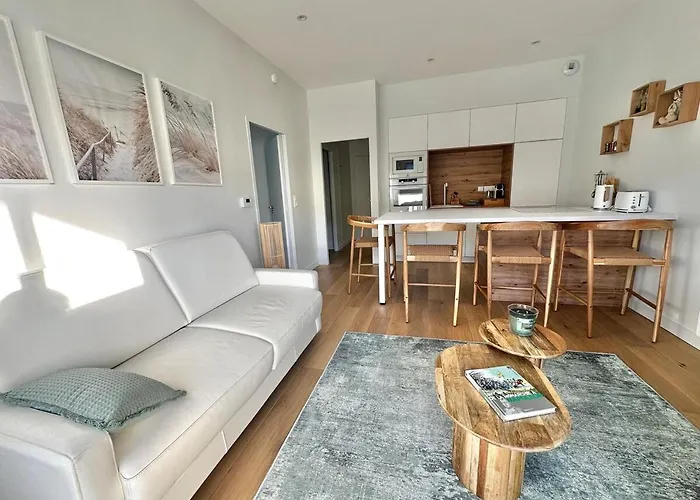 Apartment Juliette - Grand T2 Elegant Avec Parking Et Terrasse A 2 Pas De La Berck